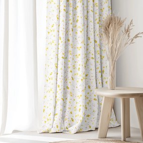 Goldea dekoračný záves valencia - kvety narcisov 280x135 cm