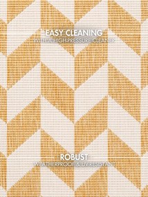 Ted Baker, Kusový koberec Ted Baker Haringey 106380 Yellow White, 200x300, žltá, chodba / predsieň