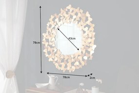 Zrkadlový motýľ 78cm zlatý