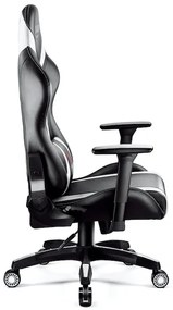 Herné kreslo Diablo X-Horn 2.0 Normal Size: Čierno-biele Diablochairs