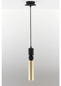 Jupiter 2006 - Luster na lanku ALAS 1xGU10/10W/230V zlatá/čierna