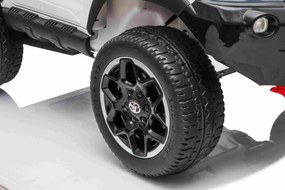 RAMIZ Elektrické autíčko - Toyota Hillux - nelakované - biele  motor- 4 x 45W, - batéria 2 x 12V/7Ah - 2025