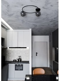 Stropné svietidlo SOPRA 2xE14/10W/230V čierna