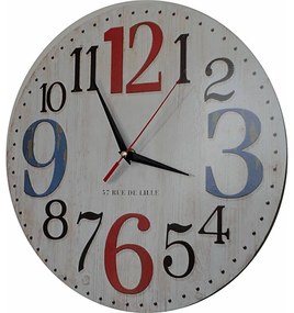 Nástenné drevené hodiny - štýlový dekoračný prvok I SENTOP HLC91293