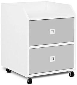 Konsimo Sp. z o.o. Sp. k. Detský úložný kontajner MIRUM 54,2x42,4 cm biela/šedá KO0063