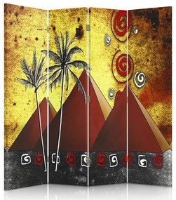 Gario Paraván Pyramídy Rozmery: 145 x 170 cm, Prevedenie: Klasický paraván