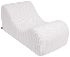 MeowBaby® Detské dizajnové kreslo Wave White