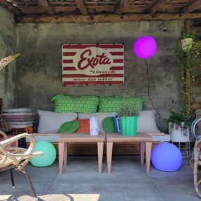 Moderné vonkajšie svietidlo biele 35 cm IP65 - Nura