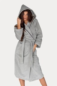 Soft Cotton Unisex župan STRIPE s kapucňou