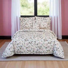 Kvalitex Bavlnené obliečky 5D 140x200 + 70x90 cm – Čerešňový kvet