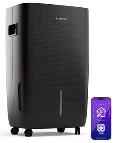 Klarstein DryFy Pro Connect 60 Smart, Odvlhčovač, WiFi, Kompresia, 60l/24h, 45-65 m²