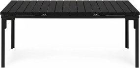 Veľký rozkladací záhradný stôl 180–240 cm pre 12 osôb béžová