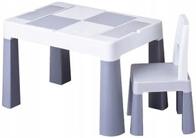 Tega Multifun zostava detský stôl+stolička Farba: sivá