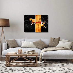 Abstraktný sklenený obraz - Tanečnice (70x50 cm)