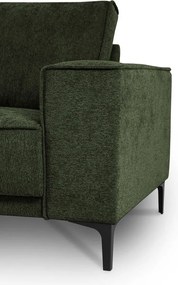 Zelená ženilková rohová pohovka (ľavý roh/s leňoškou) Copenhagen – Scandic