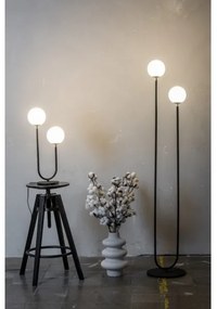 Argon 7072 - Stolná lampa FERRONE 2xE14/7W/230V čierna/biela/zlatá