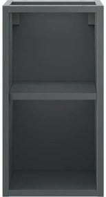 Mexen Box-A, otvorená skrinka s policou 25 cm, grafitová matná, 91AX2-0250-470-0-66