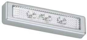 Briloner 2689-034-LED Dotykové orientačné svietidlo LERO LED/0,18W/3xAAA strieborná