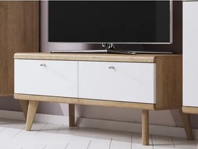 TV stolík Primo, dub riviera/biely%