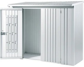 Dverový set pre prístrešok na drevo Biohort Woodstocku 230 strieborný