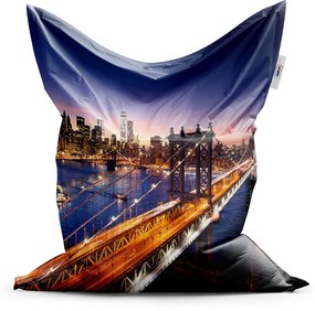 Sablio Sedací vak Most v New Yorku - 150x100 cm