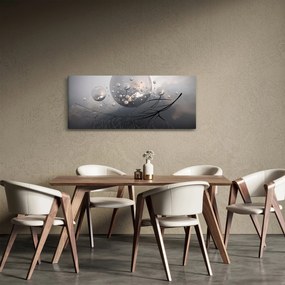 Obraz abstraktných gulí (120x50 cm)