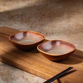Sada misiek OKINAWA sivá / fialová (2 ks)