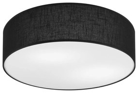 Stropné svietidlo SIRJA DOUBLE 4xE27/15W/230V pr. 45 cm čierna