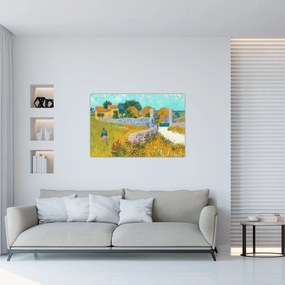 Obraz - Vincent van Gogh, Farmhouse in Provence, reprodukcia (90x60 cm)