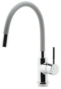 FERRO - Drezová batéria s flexibilným ramienkom lesklý chróm/šedá