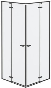 Sprchový kút štvorcový Beta2 90x90195 black