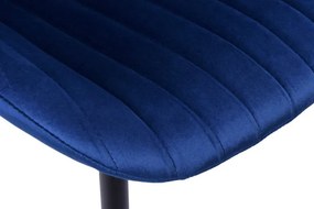 Jedálenská stolička DALLAS VELVET granátová