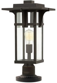 Elstead Hinkley - Vonkajšia lampa MANHATTAN 1xE27/100W/230V IP44 čierna ED0352