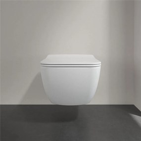 VILLEROY &amp; BOCH Venticello WC sedátko s poklopom SlimSeat (wrapover), s funkciou QuickRelease a Softclosing, biela alpská, 9M79S101