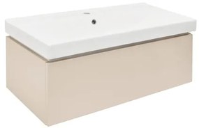 Kúpeľňová skrinka SAT Feel 100x30x46 cm mat SATFEEL100BEU1, 1 ks