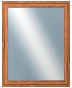 DANTIK - Zrkadlo v rámu, rozmer s rámom 40x50 cm z lišty LYON hnedá (2750)