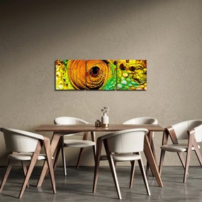 Obraz - Chameleon (s hodinami) (90x30 cm)