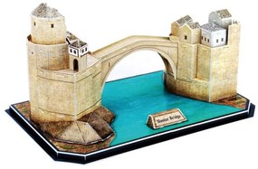 ZA2900 DR 3D puzzle - Starý most v Mostare 64 dielikov