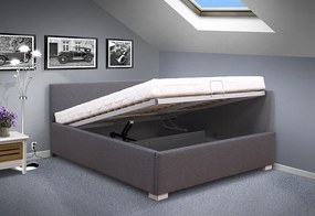 Moderná posteľ s čelami Martina HIT s MOT otváraním ÚP 180x200 cm Farba: Savana červená