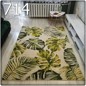 Dekorstudio Moderný koberec GARDEN so vzorom listov 714 Rozmer koberca: 80x150cm