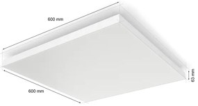 Philips - LED RGBW Stmievateľné stropné svietidlo Hue DATURA LED/67W/230V