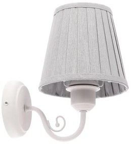 Nástenná lampa FIREZ 1xE27/40W/230V biela/šedá