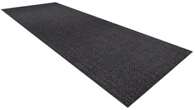 Šnúrkový koberec / behúň SIZAL TIMO 6272 outdoor čierny