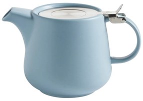 Modrá porcelánová čajová kanvica so sitkom Maxwell & Williams Tint, 600 ml