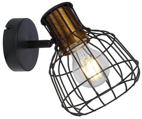Klausen KL161010 - Nástenné bodové svietidlo GRIMY 1xE27/15W/230V