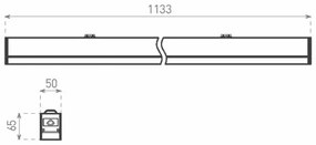 Greenlux GXPR068 - LED Žiarivkové svietidlo PROFI LINEAR II LED/36W/230V 4000K