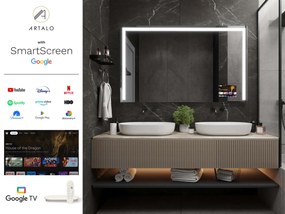 Zrkadlo do kúpeľne s LED osvetlením M9 premium