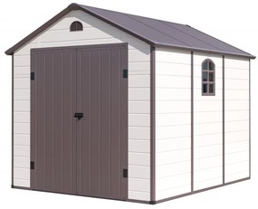 G21 Záhradný domček G21 Boston 670 - 241 x 278 cm, plastový, béžový