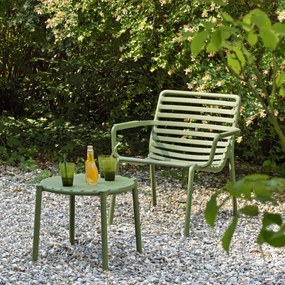 DOGA ARMCHAIR RELAX záhradná stolička s podrúčkami agave