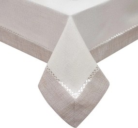 OBRUS EMMA 145X280 CM BIELY